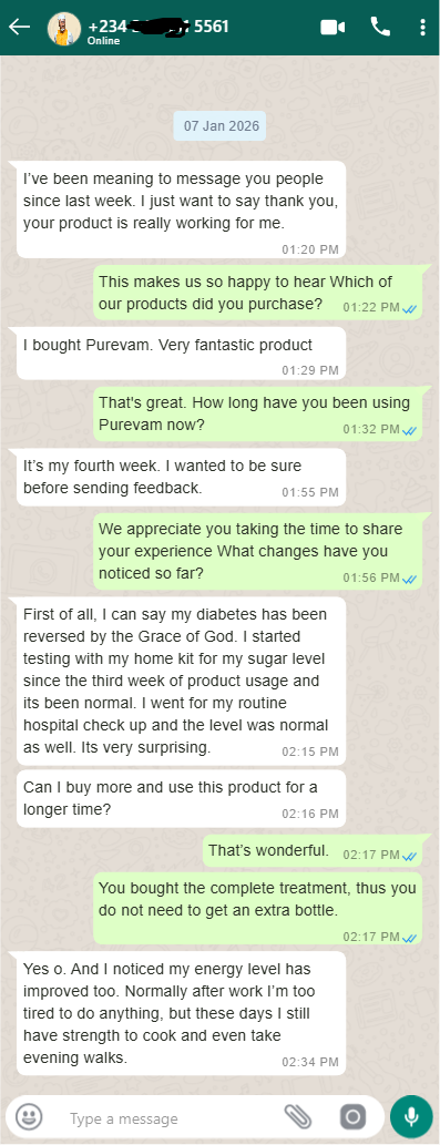 Customer WhatsApp testimonial 2