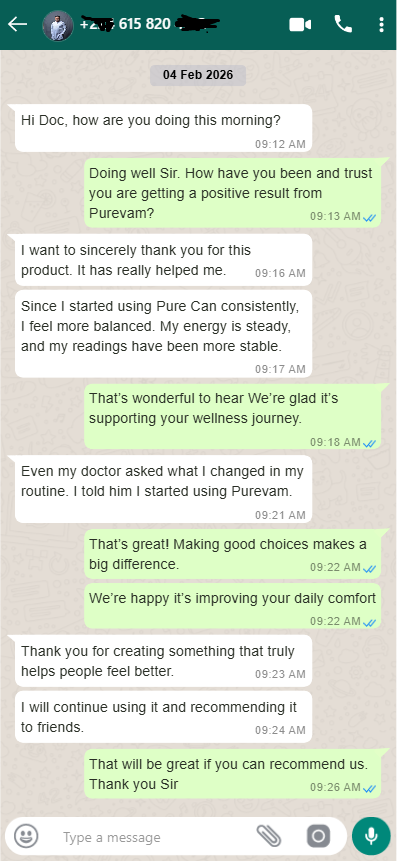 Customer WhatsApp testimonial 5